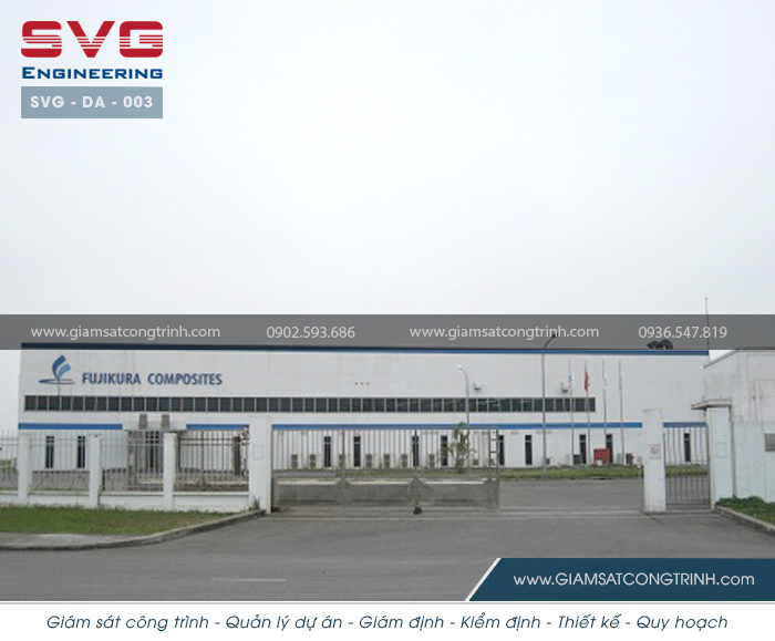 Quản lý dự án công trình nhà máy Fujikura Composite Hải Phòng - SVG DA 003 Quan ly du an Cong trinh nha may Fujikura Composite Hai Phong